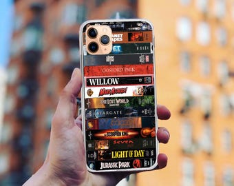 VHS Movie Case: Clear TPU Phone Cover for iPhone, for Samsung Galaxy, Google Pixel