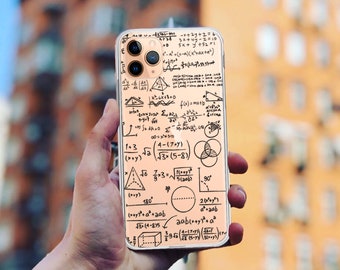 Mathematics Equations Clear Phone Case for iPhone & for Samsung