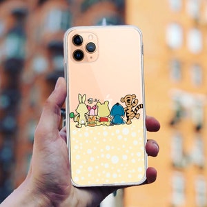 Winnie the Pooh iPhone Case: Clear TPU, Slim Fit