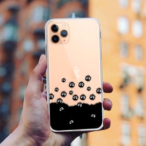 Anime japan Dust Bunnies case for iPhone X 15 16 Pro Max Xr 7 8 6 6s plus 5 5s se 2 2020 5se 4 4s Funny Gifts Clear Cell Silicone Cover