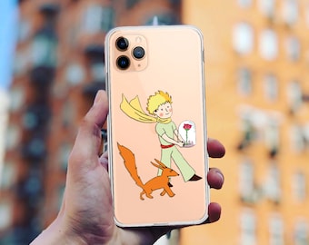 Funda de teléfono del Principito: TPU transparente, para Galaxy, iPhone y Pixel