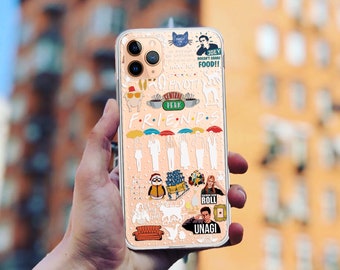 Friends TV Show Phone Case: Clear TPU, Slim Fit