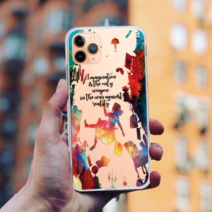Etui Wonderland na iPhone 14 13 X 15 16 Pro Max mini Xr 7 8 6 plus 5 5s se 2 2020 seGifts Przezroczysta obudowa do Samsunga Silikonowa