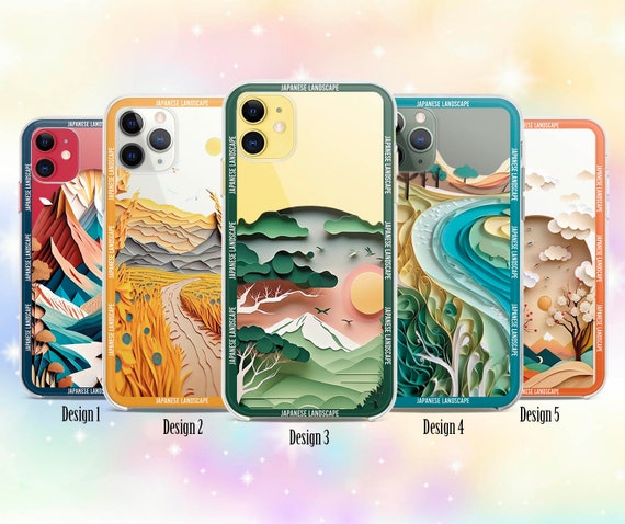 Nature Landscape iPhone Case: Clear TPU Silicone Cover