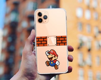 Funda para iPhone de Game Bros: Divertida funda de silicona transparente