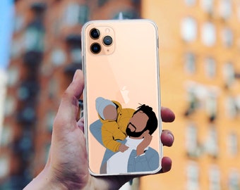 Custom Faceless Portrait Clear Phone Case: Personalized Gift