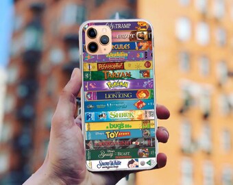 Disney VHS Movie Stack Phone Case: for iPhone 17/16/15, Pixel, for Galaxy