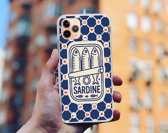 Sardine Phone Case: Clear TPU, Slim Fit - iPhone, for Samsung, Pixel