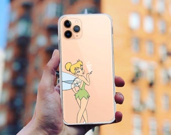 Tinker Bell iPhone 17/16/15 Case: Clear TPU, Fairy Tale Design