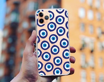 Nazar Boncuğu Evil Eye Clear Phone Case: iPhone, for Samsung, Pixel