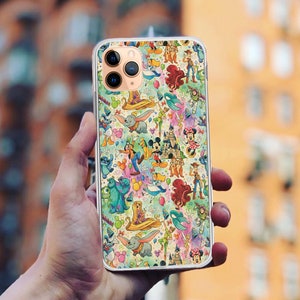 Cartoon Movie Character iPhone Case: Clear Soft TPU Cover