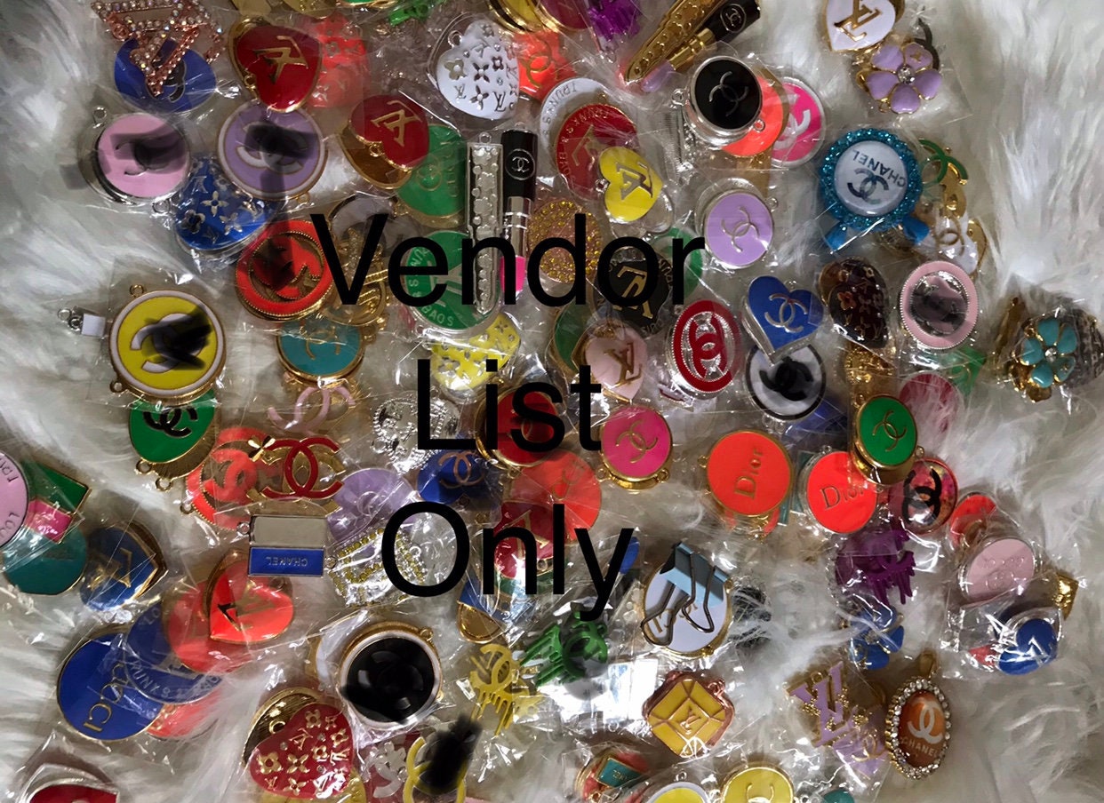 Designer charm vendor list ONLY Etsy