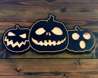 Jack o lantern decor, spooky cute decor, goth gifts for women, witchy decor aesthetic room decor, whimsigothic decor, Halloween pumpkin