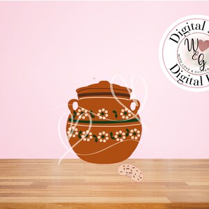 Cartão-presente/porta-moeda Olla de Frijol e svg