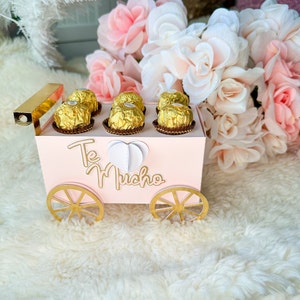 3D Walentynkowy Ferrero Rocher Holder File DIY Czekoladowy Prezent