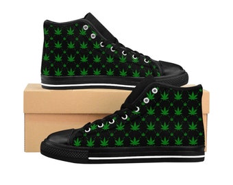 RegiDreae Canvas Slip On Sneakers For Women Cannabis Leaf Marijuana Weed Fashion Sneaker RegiDreae Canvas Slip On Sneakers For Women Cannabis Leaf Marijuana Weed Fashion Sneaker