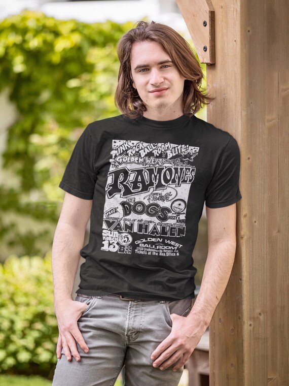 Ramones and Van Halen Flyer T-shirt 