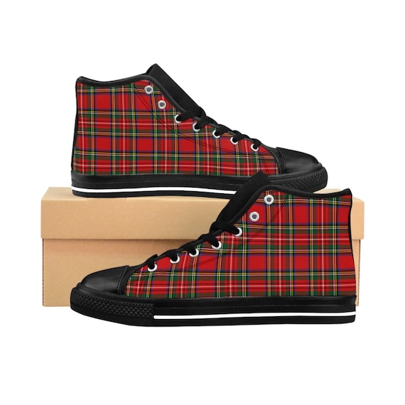 tartan plaid converse