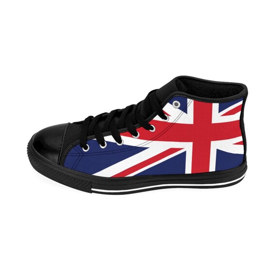 Converse Style Sneakers / British Flag / Old School - Etsy España