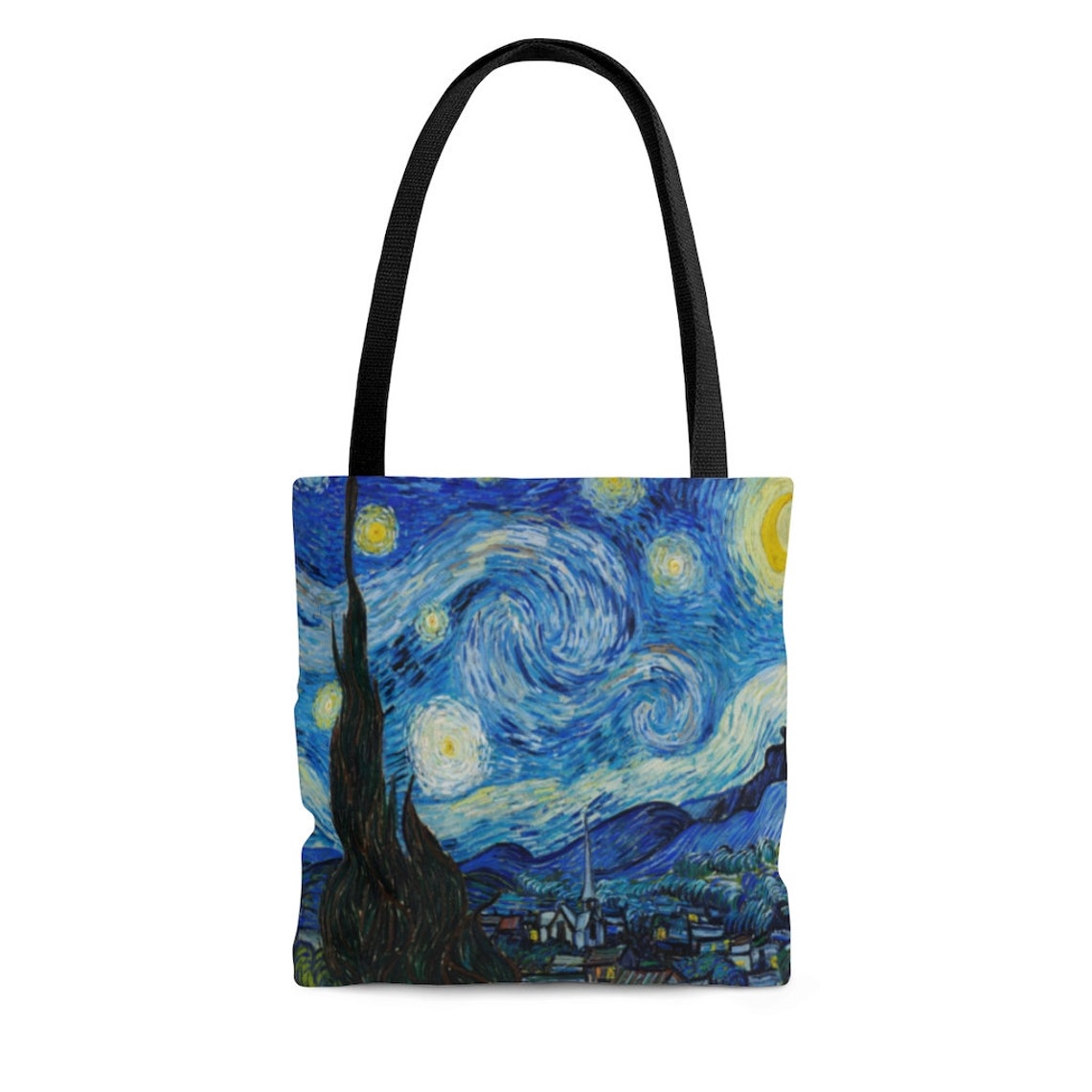 Van Gogh Starry Night Tote Bag Vincent Van Gogh Classic Etsy
