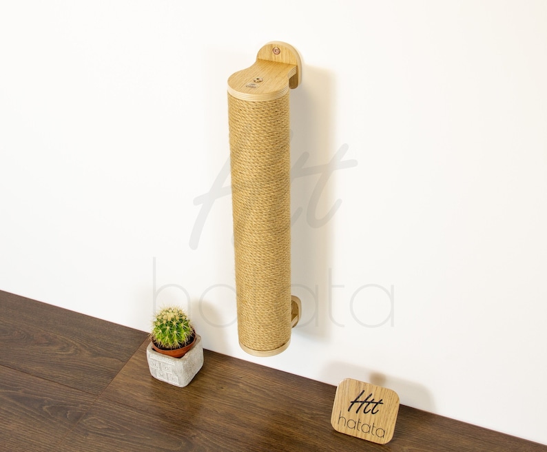 Cat scratching post, Сat scratcher, Wall Mounted, Cat Tree, Cat step, Activity Pole, Sisal Rope, Jute Rope, Cotton Rope