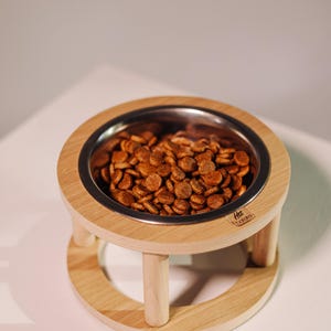 Dog Bowl, Elevated Dog Feeder, Pet Bowl, Dog Dish, Dog Feeding Station, Single bowl dog feeder, Raised dog bowl, Adjustable Pet Feeder