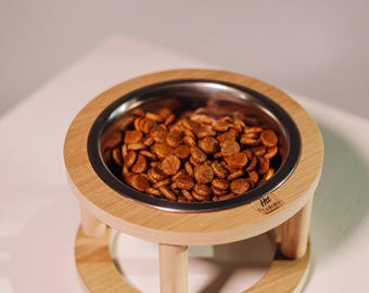 Dog Bowl, Elevated Dog Feeder, Pet Bowl, Dog Dish, Dog Feeding Station, Single bowl dog feeder, Raised dog bowl, Adjustable Pet Feeder