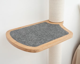 Step for cats, wall mounting