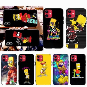 Homer Simpson Soft Silicone Black Phone Case for iPhone 11 pro | Etsy