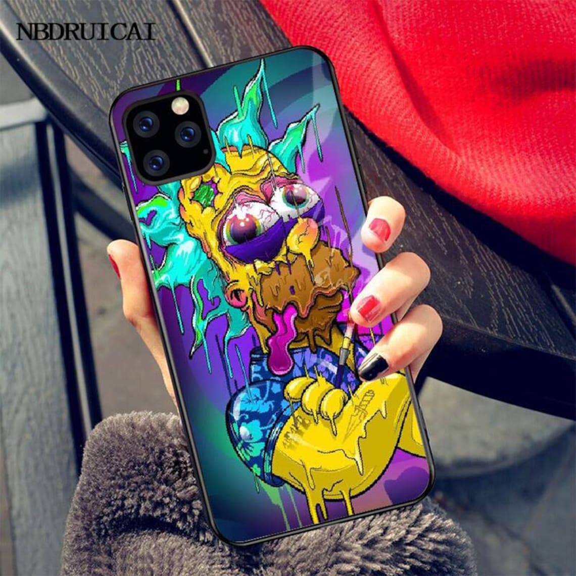 Homer Simpson Soft Silicone Black Phone Case for iPhone 11 pro | Etsy