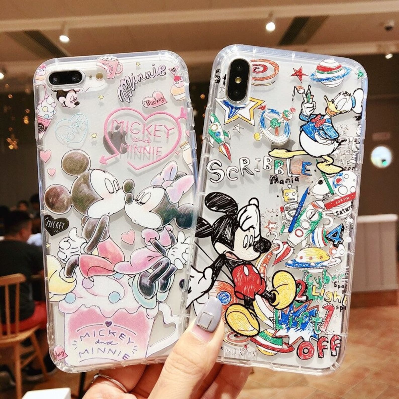 Disney Mickey Minnie Phone Cases For Iphone 12 Pro Max 11 Pro Etsy