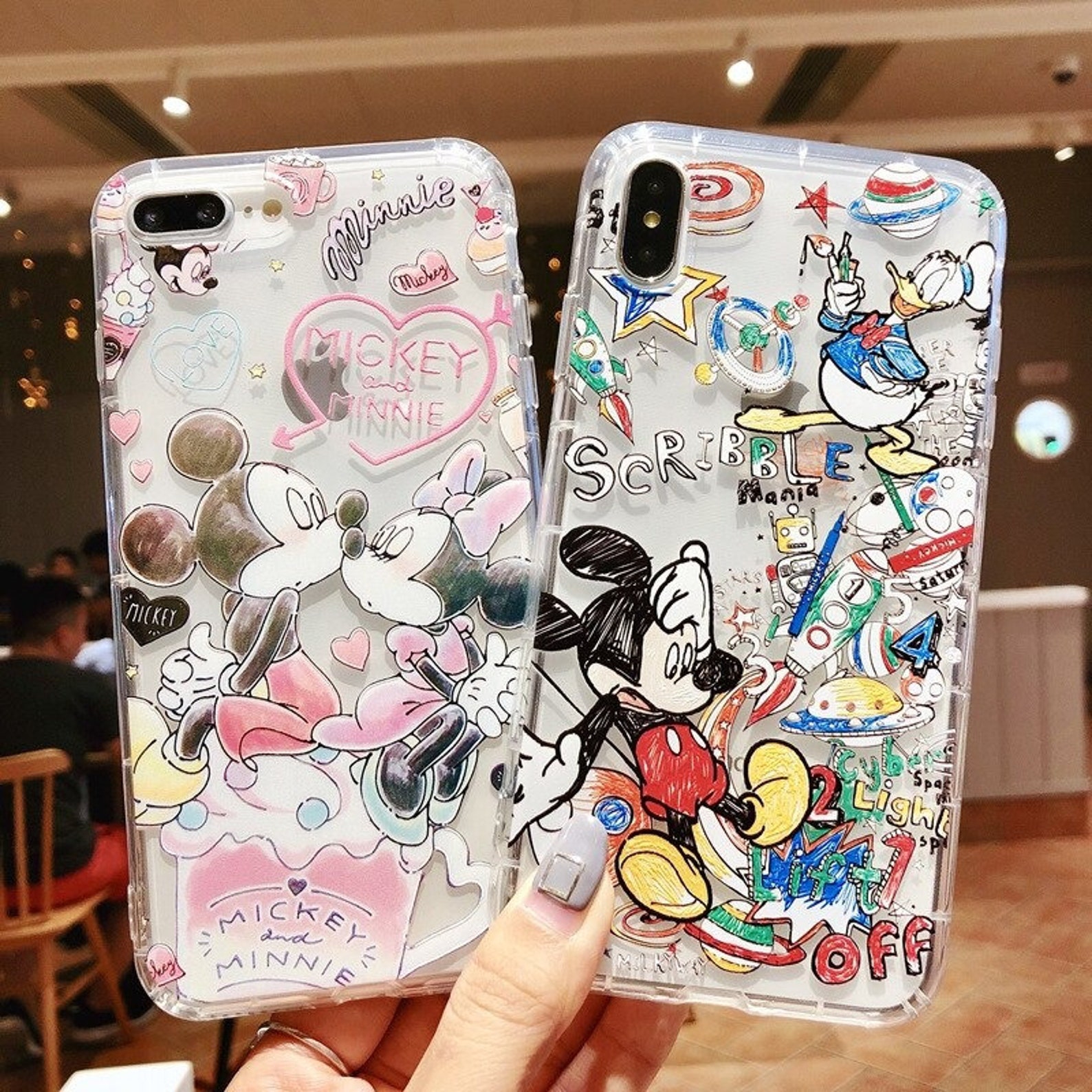 Disney Mickey Minnie Phone Cases For iPhone 12 Pro Max 11 Pro Etsy