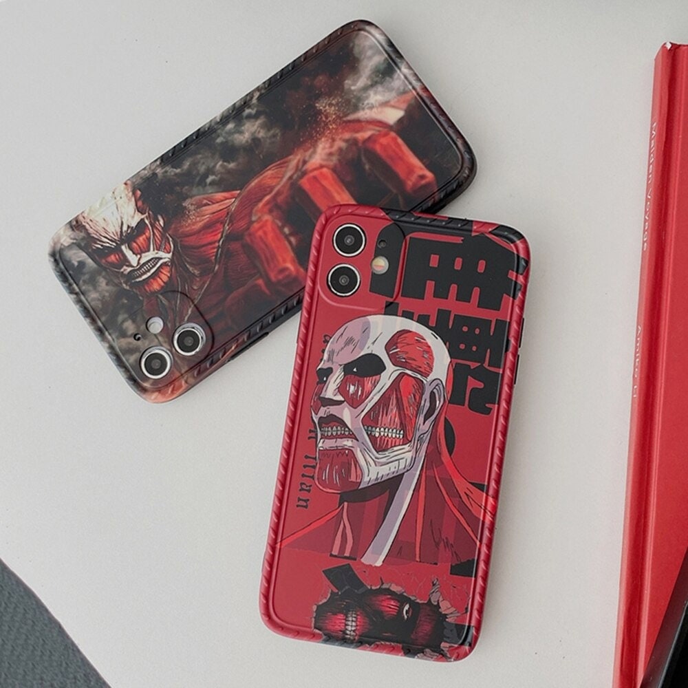 Attack On Titan Anime Phone Case For iPhone 12 Pro Max iPhone | Etsy