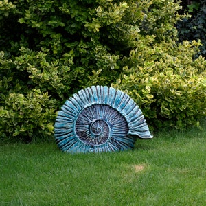 Garden sculpture ammonite image 3