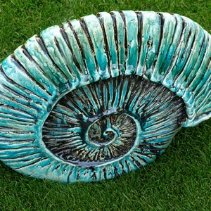 Garden sculpture ammonite image 6