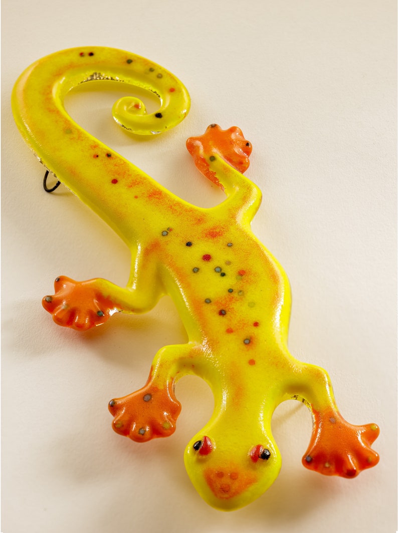 Glass Gecko Lizard Etsy