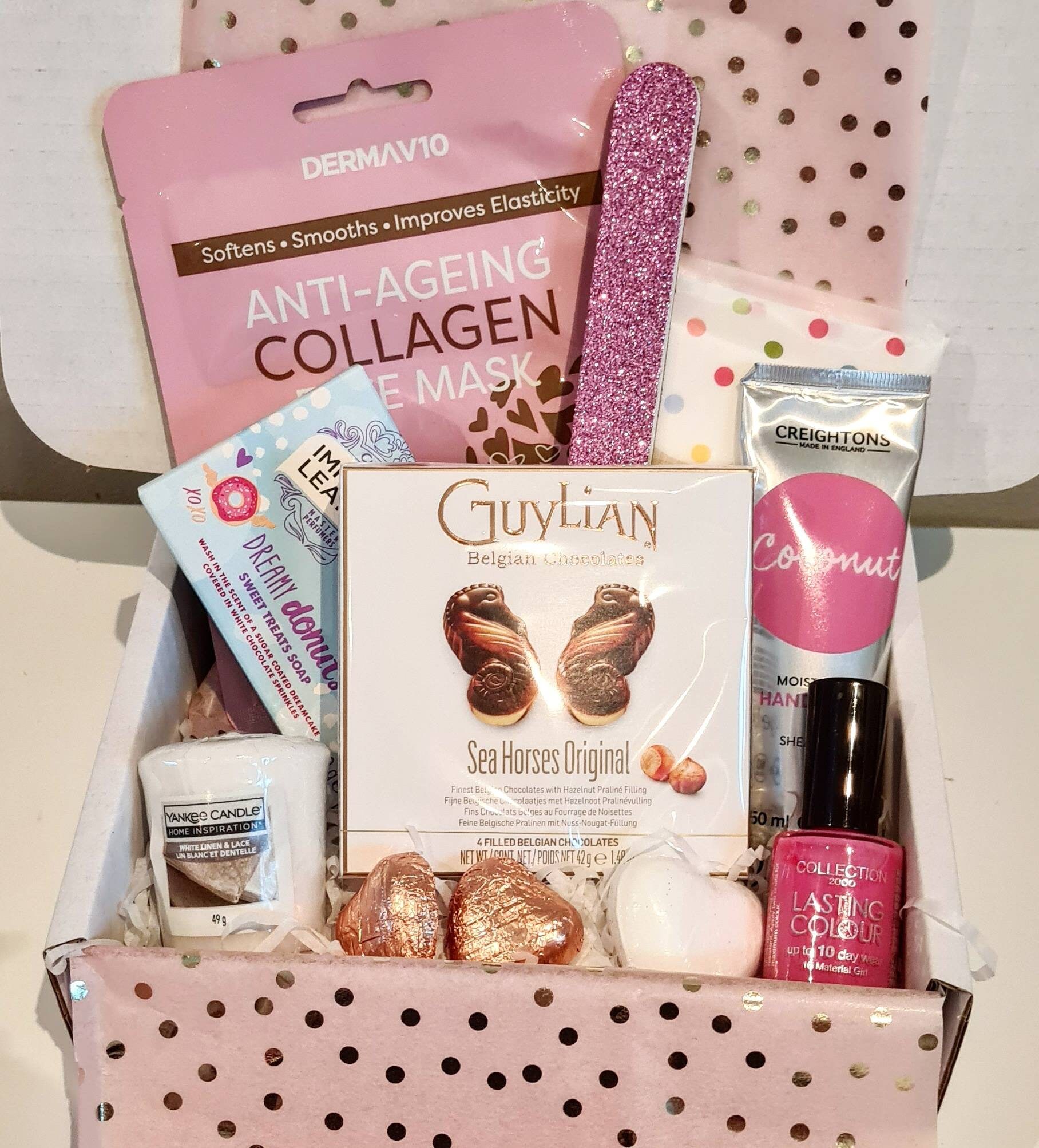 Ladies birthday gift box ladies pamper box treat thank you Etsy