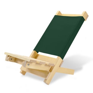 Beach Chair Picnic Chair Dark Green with/without engraving image 1