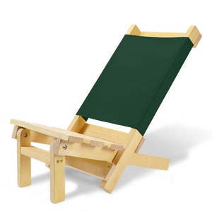 Beach Chair Picnic Chair Dark Green with/without engraving image 2