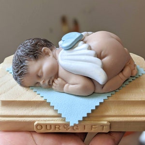 Custom Angel Baby Memorial Baby Remembrance Miscarriage Stillbirth Keepsake Angel Figurine Sculpture