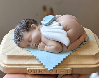 Custom Angel Baby Memorial Baby Remembrance Miscarriage Stillbirth Keepsake Angel Figurine Sculpture