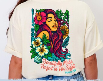Child of God Comfort Colors Tee | Psalm 139 Christian Shirt