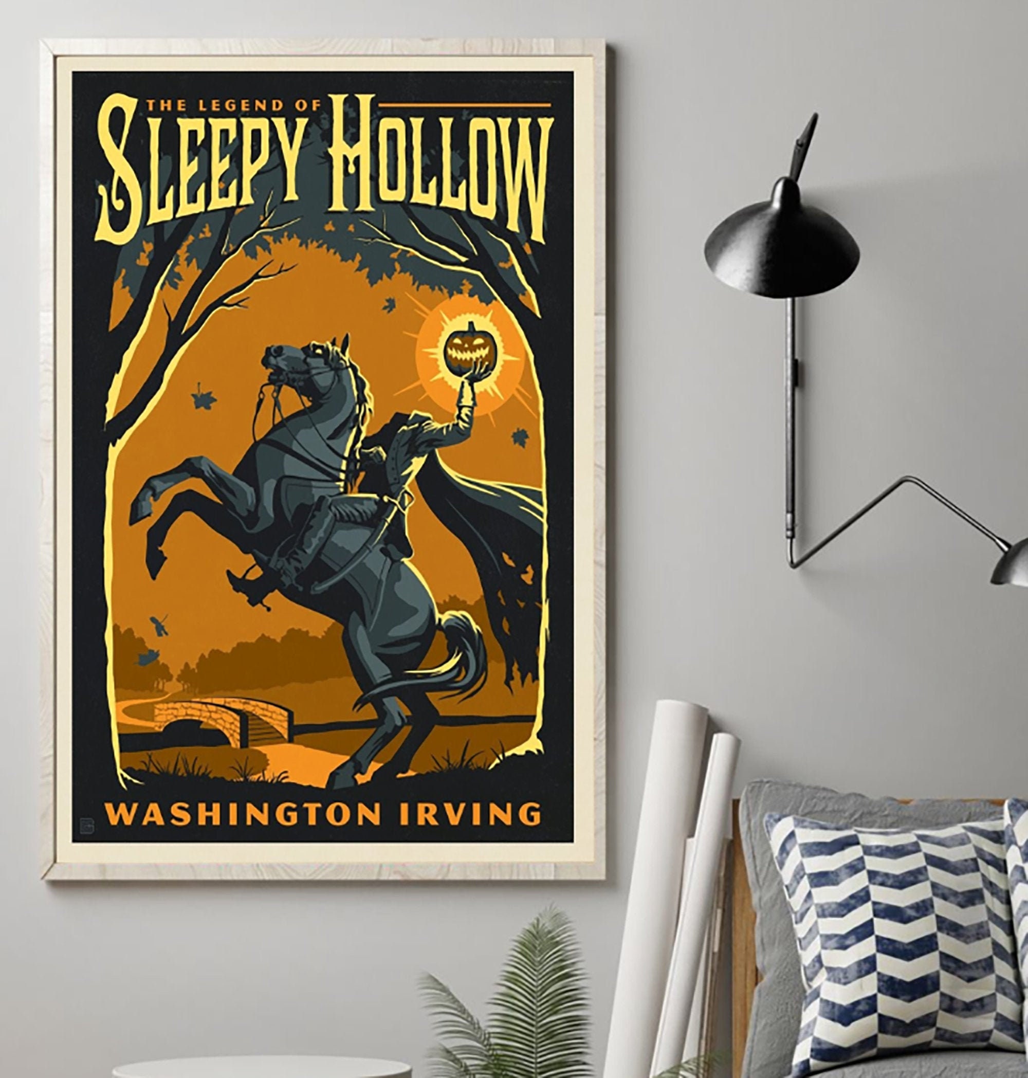The Legend Of Sleepy Hollow Poster Remember Washington Etsy