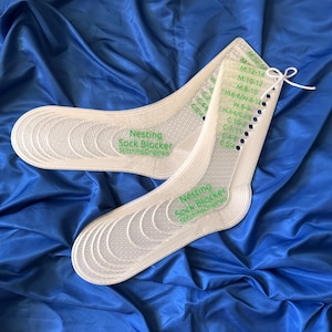 Introducing the Original Nesting Sock Blocker! Ten Sock Blockers in the space of one!
