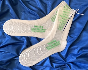 Introducing the Original Nesting Sock Blocker! Ten Sock Blockers in the space of one!