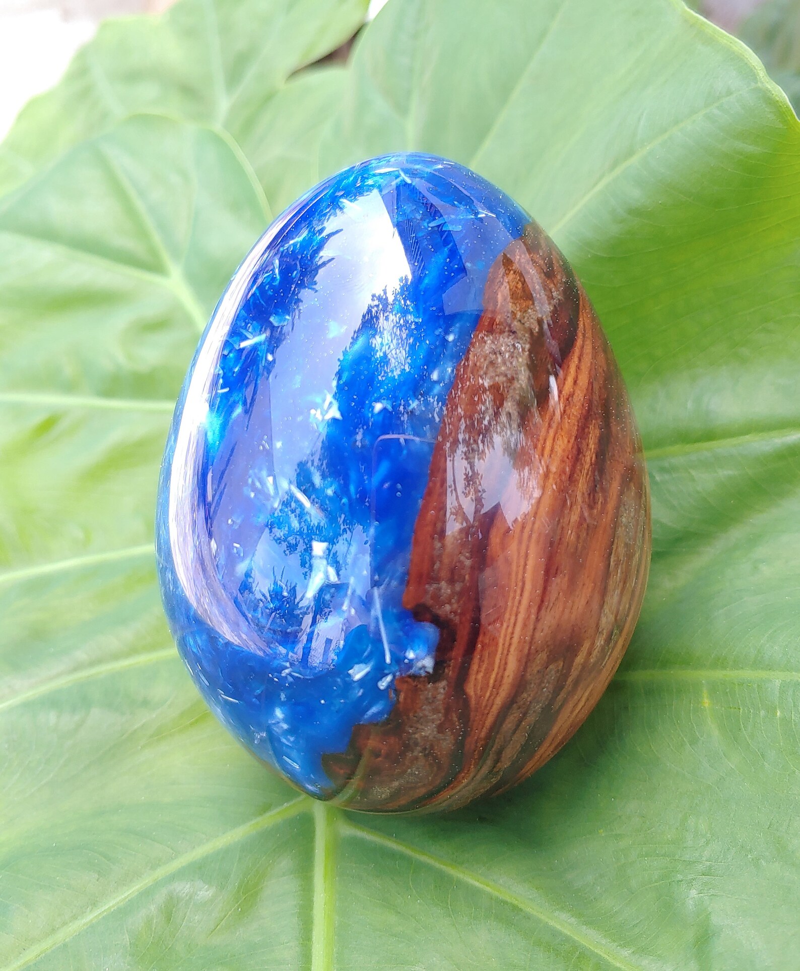 Dragon Egg Resin Resin Egg Wood Decor Office Paperweight Etsy