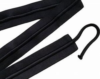 Drawstring elastic 1.5" inch wide 50 yards black or white ( Made in USA ) Free Shipping