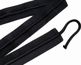 Drawstring elastic 1.5" inch wide 50 / 100 yards black or white ( Made in USA ) Free Shipping
