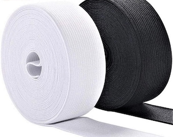 2.5"inch elastic band Heavy Stretch High Elasticity (50 yards) MADE IN USA