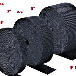 Elastic 0.5&quot;, 1&quot;, 1.5&quot;, 2&quot;, 2.5&quot;, 3&quot; Inch 50 Yard Sewing elastic  USA FREE shipping